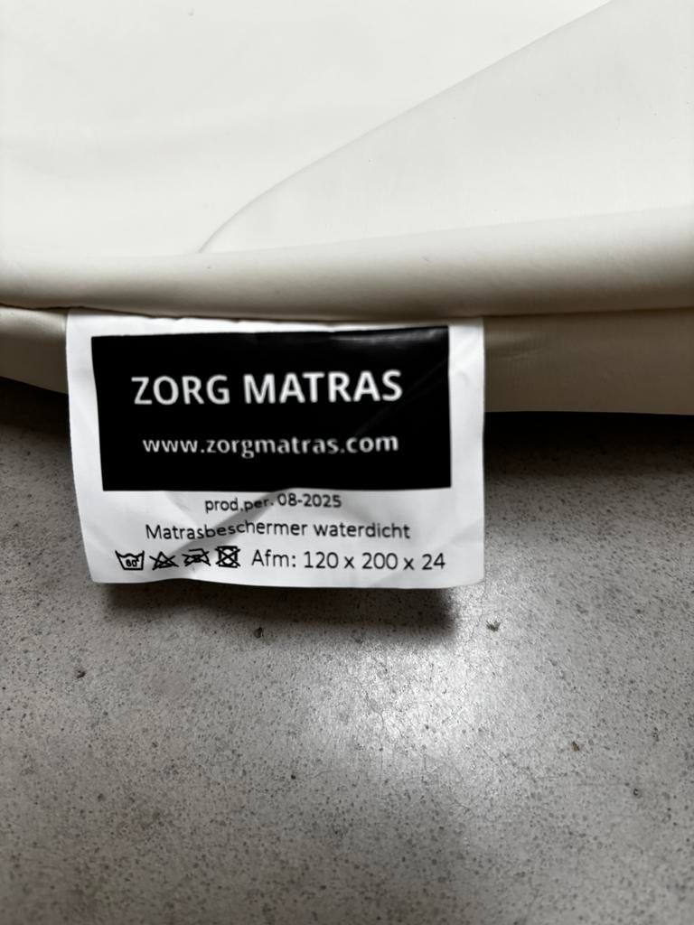 Waterdichte matrashoes (120x200) + 2 kussenslopen (60x70), Overige kleuren, Overige typen, Tweepersoons, Ophalen of Verzenden