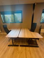 2 Ikea bureau bekant + 2 bureau stoelen + 2 ladenkast, Ophalen of Verzenden, Zo goed als nieuw, Rechthoekig, 50 tot 100 cm