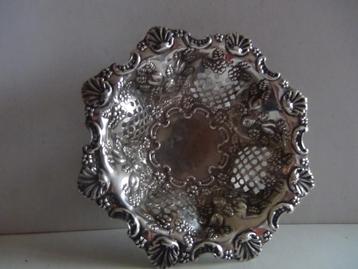 Antiek zilver 1898 L109A engels gekeurd BONBONSCHAALTJE beschikbaar voor biedingen