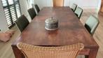 Eettafel, Huis en Inrichting, Ophalen of Verzenden, Gebruikt, Vijf personen of meer, Rechthoekig