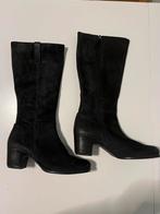 ECCO Suede Laarzen Maat 39, Verzenden, Zwart, Zo goed als nieuw, Hoge laarzen