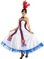 Moulin rouge cancan jurk maat S, M, L, Ophalen of Verzenden, Zo goed als nieuw, Maat 38/40 (M), Carnaval