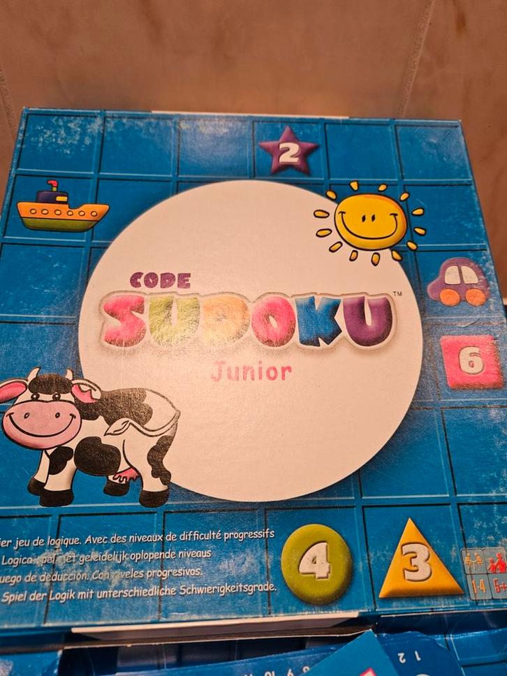 Code Sudoku Junior - Logisch Puzzelspel, Hobby en Vrije tijd, Denksport en Puzzels, Gebruikt, Overige typen, Minder dan 500 stukjes