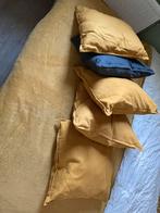 5 IKEA kussens - gratis af te halen, Huis en Inrichting, Woonaccessoires | Kussens, Ophalen, Zo goed als nieuw, Geel, Vierkant