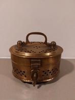 Messing bewaardoos voor potpourri 12x9.5x8, Ophalen of Verzenden