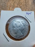 1 gulden 1905, Postzegels en Munten, Munten | Nederland, 1 gulden, Zilver, Ophalen of Verzenden, Koningin Wilhelmina