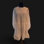 Ecru jurk Loavies maat m, Maat 38/40 (M), Wit, Ophalen of Verzenden, Boven de knie