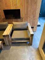 Luxe eikenhouten tuinset van THUYN – complete set!, Ophalen, 5 zitplaatsen, Hardhout, Loungeset