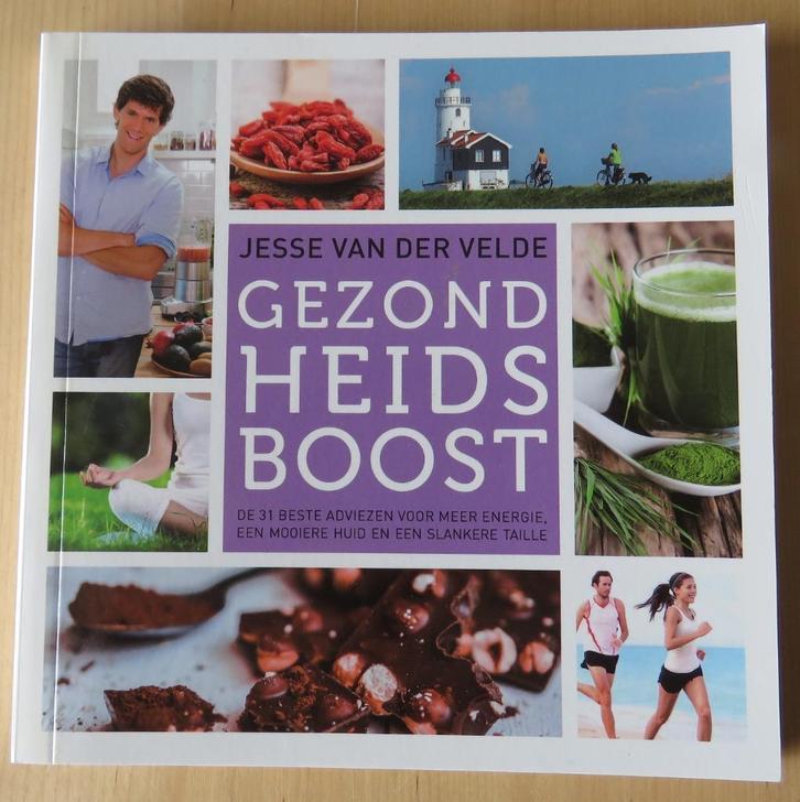 Jesse van der Velde - Gezondheidsboost, Boeken, Gezondheid, Dieet en Voeding, Zo goed als nieuw, Dieet en Voeding, Ophalen