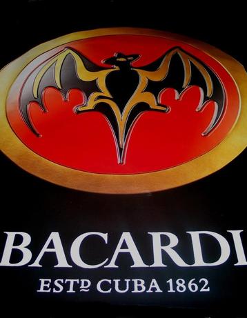Bacardi vleermuis abri poster 118,5 x 175 cm ( 05 beschikbaar voor biedingen