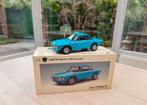 Lancia Fulvia 1.6HF Fanalone 1972 Azzurro Blue 74702 AutoArt, Hobby en Vrije tijd, Ophalen of Verzenden, Zo goed als nieuw, Auto