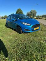 Ford Fiësta 1.0 65PK 5D S/S 2014 Blauw, Auto's, Stof, 525 kg, Blauw, 23 km/l