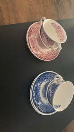 P regout  kop en schotels, Antiek en Kunst, Antiek | Servies los, Ophalen of Verzenden