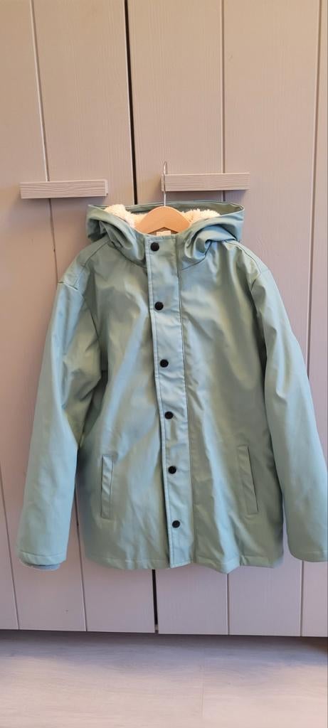 Gevoerde regenjas maat 146/152, Kinderen en Baby's, Kinderkleding | Maat 98, Ophalen of Verzenden, Zo goed als nieuw, Meisje, Jas