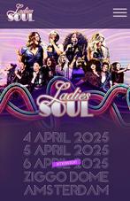 2x kaarten Ladies of Soul zitplaatsen 6 april 15:00uur ziggo, Tickets en Kaartjes, Twee personen