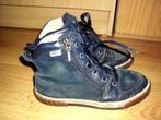 UGG mt.31 blauw suede-leren kinderschoenen met veter en rits, Gebruikt, UGG, Jongen of Meisje, Schoenen