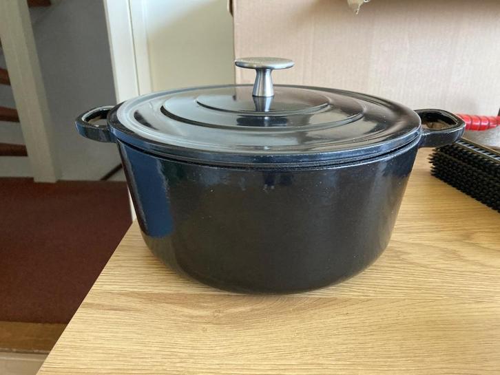 GIETIJZEREN PAN ROYAL VAN KEMPEN & BEGEER - WD014, Huis en Inrichting, Keuken | Potten en Pannen, Gebruikt, Koekenpan of Braadpan