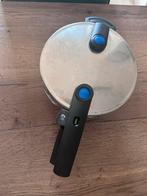 Fissler Vitaquick Premium Snelkookpan 22cm 4.5L + 2.5L, Huis en Inrichting, Gebruikt, Inductieplaat, Rvs, Ophalen