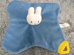 Blauw velours Nijntje doekje lapje/geel bijtstuk Dick Bruna, Ophalen of Verzenden, Zo goed als nieuw, Overige typen