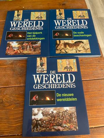 De Wereld Geschiedenis - drie delen beschikbaar voor biedingen