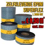 Zelfklevende EPDM Rubberfolie € 8,50m² excl., Ophalen, Overige materialen, Zwart, Nieuw