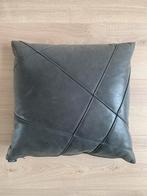 Claudi leren kussen, Ophalen of Verzenden, Gebruikt, Zwart, Vierkant