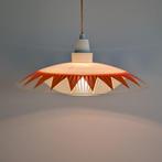 Vintage glazen lamp. Oranje. Glas. Retro., Ophalen of Verzenden, Gebruikt, Glas, Minder dan 50 cm