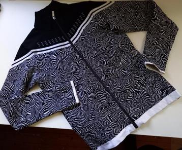 ICEPEAK mooi zwart wit vest/pulli, maat M - 38 beschikbaar voor biedingen