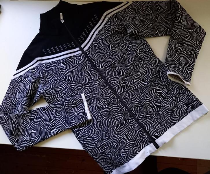 ICEPEAK mooi zwart wit vest/pulli, maat M - 38, Kleding | Dames, Truien en Vesten, Zo goed als nieuw, Maat 38/40 (M), Zwart, Verzenden