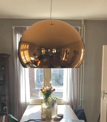 Koperkleurige Hanglamp - kleine Beschadigingen beschikbaar voor biedingen