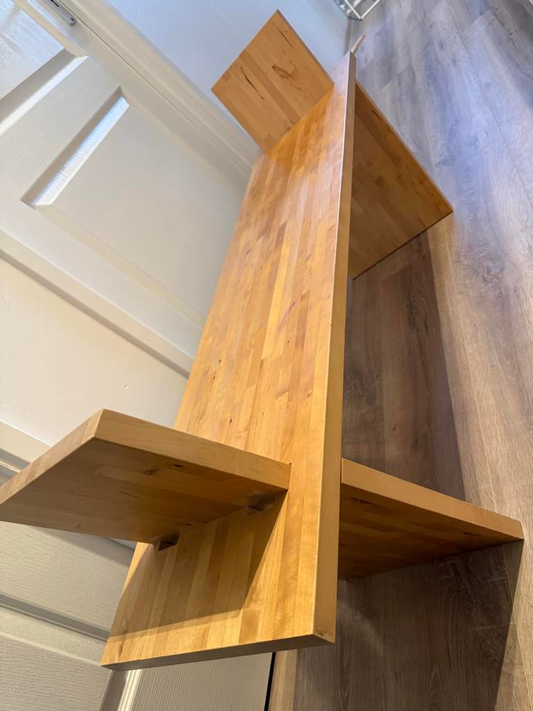 Ikea PS Rasken bankje/Wandrek/Boekenrek, Huis en Inrichting, Kasten | Boekenkasten, Ophalen, Met plank(en), Minder dan 50 cm, Gebruikt