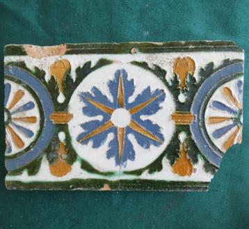 Spaanse tegel, Toledo 16e eeuw beschikbaar voor biedingen