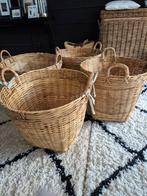 Rieten Manden Set van 4, Ophalen, Gebruikt, Mand, Riet