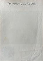Porsche folder VW-Porsche 914 met poster, Ophalen of Verzenden, Zo goed als nieuw, Porsche