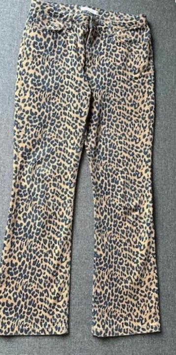Studio Anneloes Elvira leopard denim trousers - maat xs beschikbaar voor biedingen