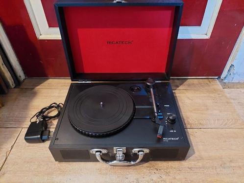 Ricatech Platenspeler - Draagbaar en Stijlvol!, Audio, Tv en Foto, Platenspelers, Gebruikt, Platenspeler, Overige merken, Ophalen of Verzenden