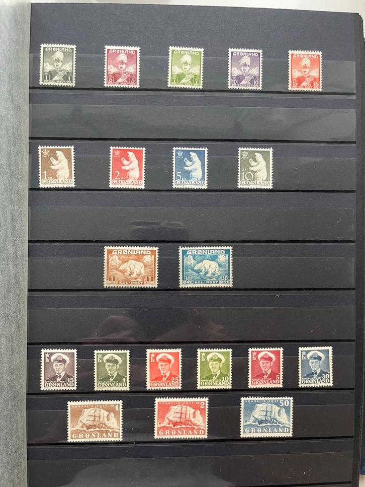 Leuke verzameling postzegels, groenland, scandinavie, Postzegels en Munten, Postzegels | Volle albums en Verzamelingen, Buitenland