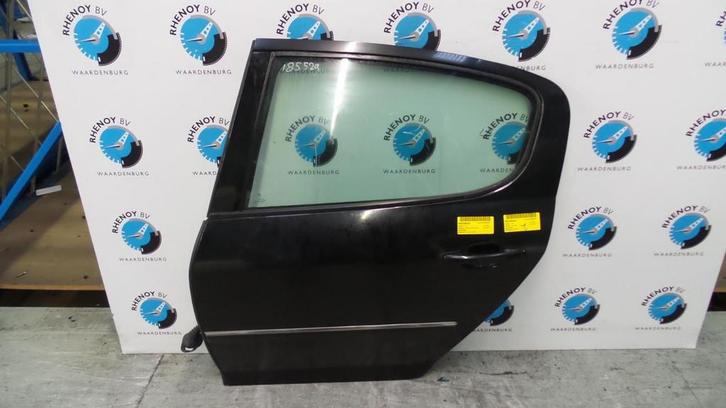 PEUGEOT 407 [L_REAR_DOOR] 2005, Auto-onderdelen, Carrosserie en Plaatwerk, Deur, Achter, Links, Gebruikt, ARN erkend, Stiba lid