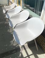 4 kuipstoelen zandkleurig – in zeer goede staat, Tuin en Terras, Tuinstoelen, Ophalen, Zo goed als nieuw