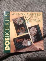 Wenskaarten met Kerststofjes - Doe Boekjes, Gelezen, Ophalen of Verzenden, Scrapbooking en Knutselen, Geschikt voor kinderen