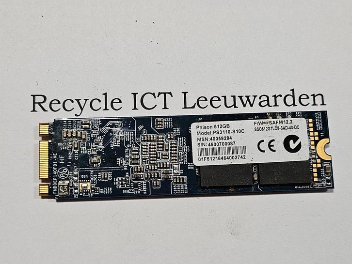 Phison 512gb m.2 ssd strip, Computers en Software, Harde schijven, Gebruikt, Laptop, Intern, SSD, Ophalen of Verzenden