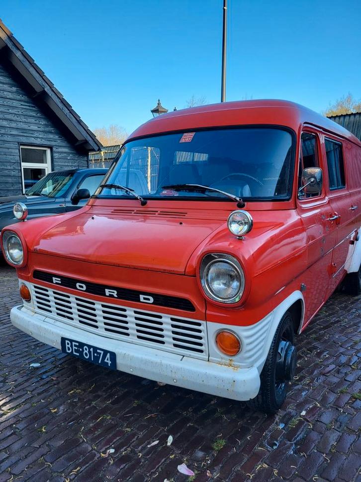 Ford Transit mk 1 1970 ex brandweer, Auto's, Oldtimers, Particulier, Ophalen of Verzenden