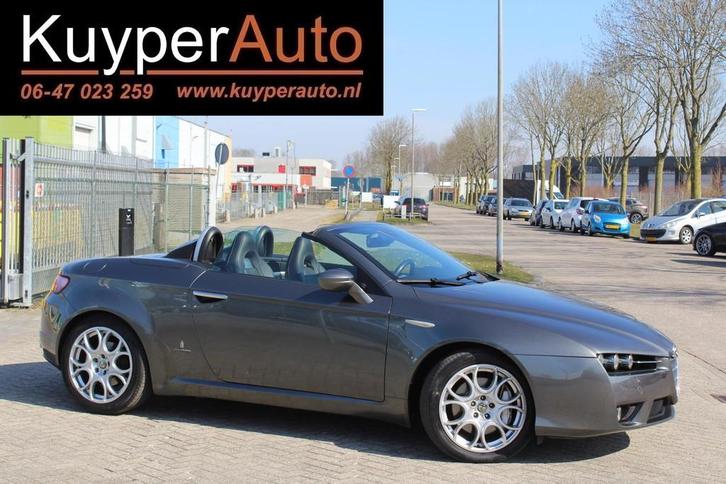 Alfa Romeo Spider 2.4 JTD Exclusive¨nette cabriolet leder w, Auto's, Alfa Romeo, Bedrijf, Te koop, Spider, ABS, Achteruitrijcamera