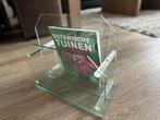 Glazen lectuur, kranten, tijdschriften bak, Ophalen, Zo goed als nieuw