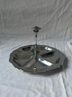 Vintage Franse serveerschaal Guy Degrenne | RVS snack tray, Huis en Inrichting, Keuken | Servies, Ophalen, Overige materialen