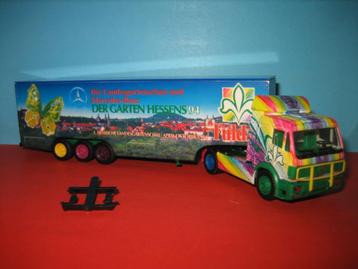 Fulda-1994  Garten-Messe  MERCEDES met oplegger  Herpa beschikbaar voor biedingen