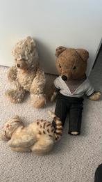 Antieke knuffels (jaren 60-70) beren & kat vintage ook los!, Verzamelen, Ophalen of Verzenden, Gebruikt, Stoffen beer, Overige merken