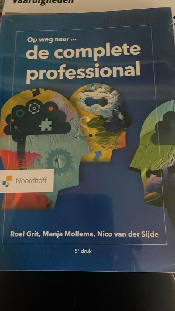 Roel Grit - De complete professional, Boeken, Studieboeken en Cursussen, Nieuw, HBO, Ophalen of Verzenden