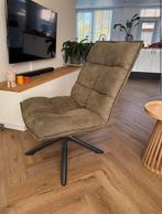 Fauteuil olijfgroen, Huis en Inrichting, Fauteuils, Ophalen, Zo goed als nieuw, 75 tot 100 cm, 50 tot 75 cm