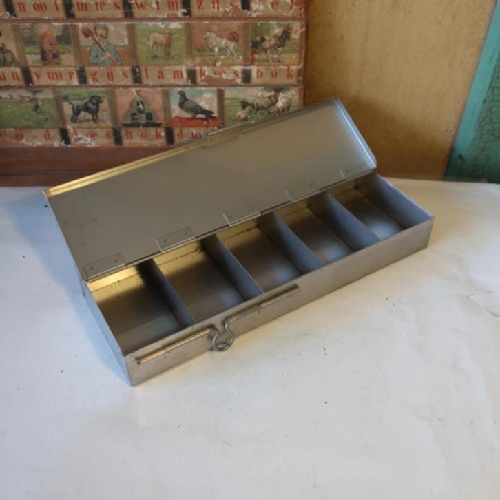 Geldkist geldla lijnbus bus openbaar vervoer metaal originee, Antiek en Kunst, Curiosa en Brocante, Ophalen of Verzenden